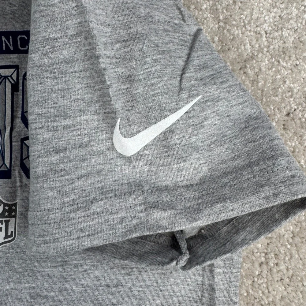 Nike Seattle Seahawks Super Bowl XLIX NFC Champions T-Shirt Kids Large Gray